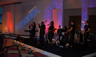 Sway playing in Greece